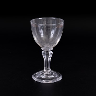 Lot 311 - An English glass goblet