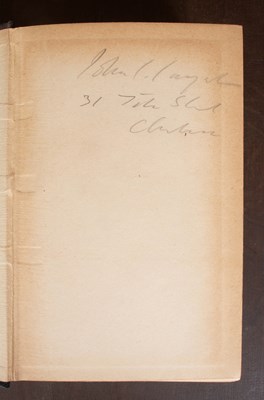 Lot 412 - [John Singer Sargent Interest, Signature]