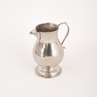 Lot 133 - A George II small silver jug