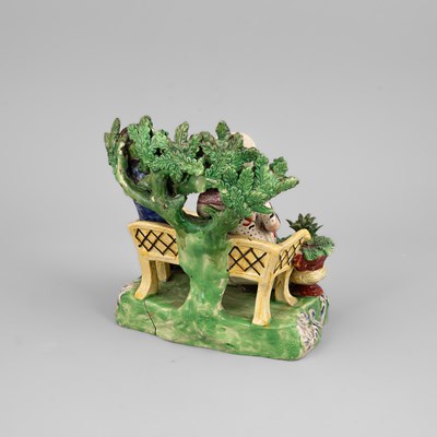 Lot 317 - A Staffordshire pearlware group 'Perswaition'