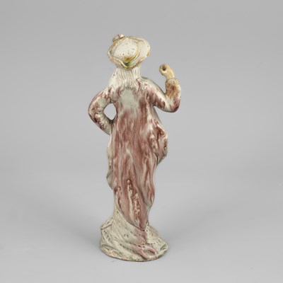 Lot 320 - A Staffordshire creamware figure of a gallant