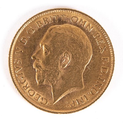 Lot 191 - A George V gold half-sovereign
