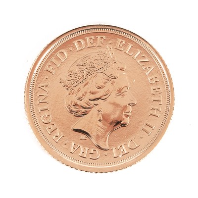 Lot 193 - An Elizabeth II half sovereign