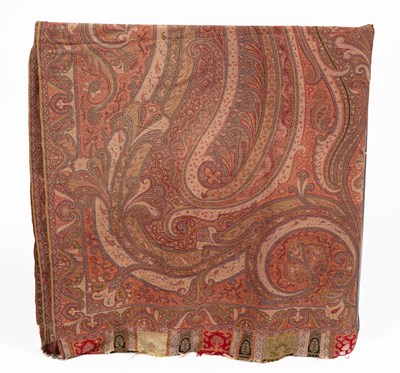 Lot 417 - A large paisley shawl