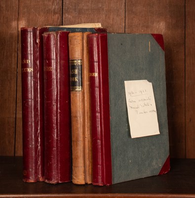 Lot 704 - Four folio manuscript Ledgers relating to Sapey Farm
