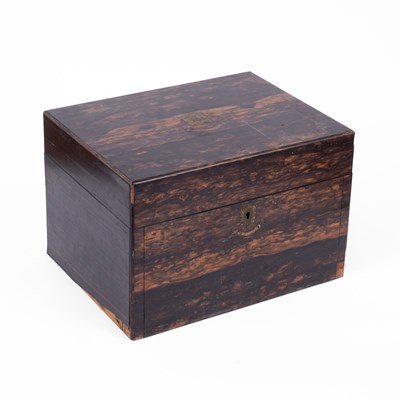 Lot 348 - A coromandel veneered Jewel box by John Bagshaw & Sons, Liverpool