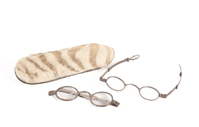 Lot 171 - Two pairs of silver framed spectacles