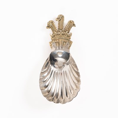 Lot 172 - Royal Interest: a silver caddy spoon