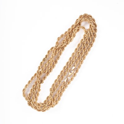 Lot 7 - An 18ct yellow gold necklace