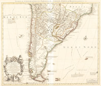 Lot 671 - [Map of Paraguay and Chile]
