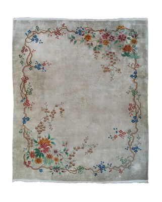 Lot 924 - A Chinese carpet circa 1940