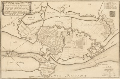 Lot 727 - [Map of Copenhagen]