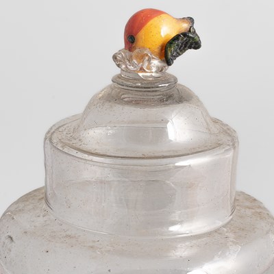 Lot 324 - Two Continental glass jars