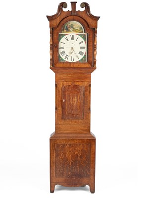 Lot 418 - A North country 30-hour longcase clock
