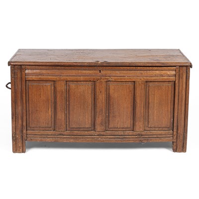 Lot 274 - A late 17th Century oak coffer or chest
