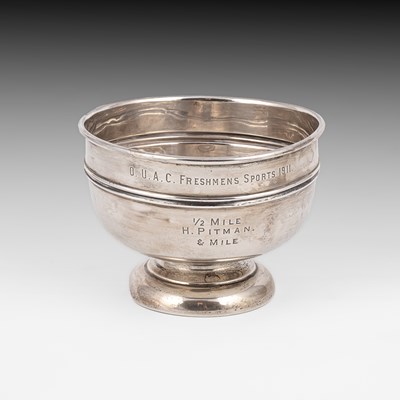 Lot 392 - A silver rose bowl