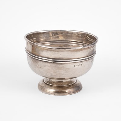 Lot 392 - A silver rose bowl