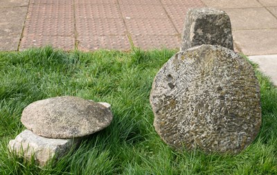 Lot 902 - Two staddle stones