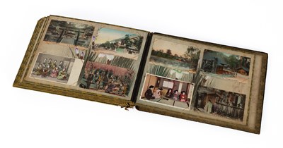 Lot 993 - An Edwardian postcard Album of Japanese Interest