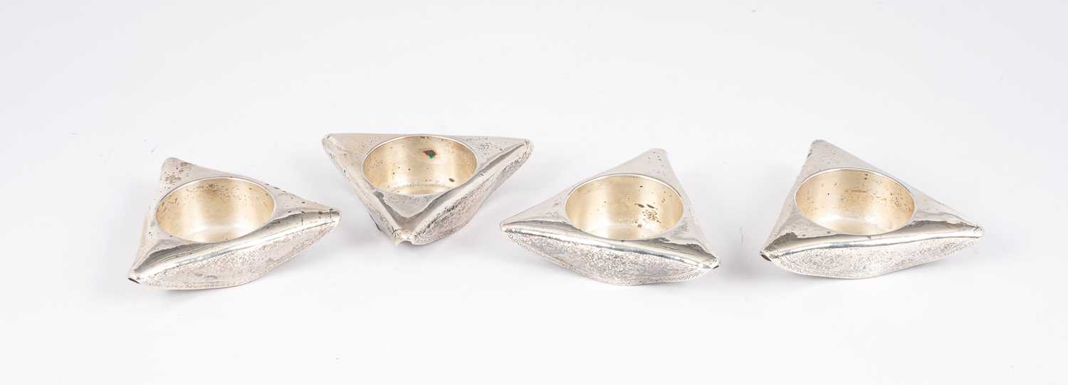 Lot 24 - A set of early Victorian silver novelty salts