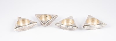 Lot 24 - A set of early Victorian silver novelty salts