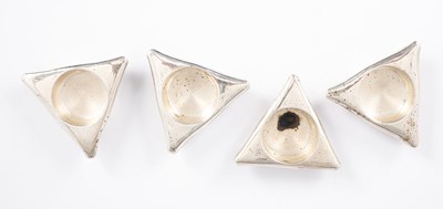 Lot 24 - A set of early Victorian silver novelty salts