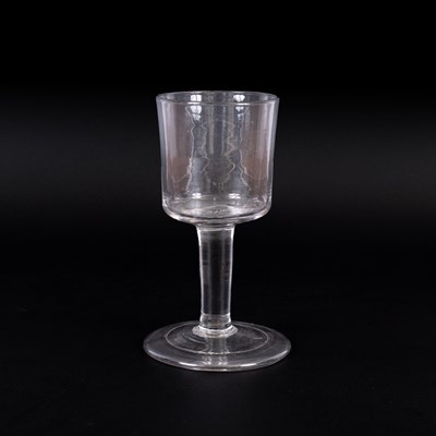 Lot 327 - An English wine goblet with bucket bowl