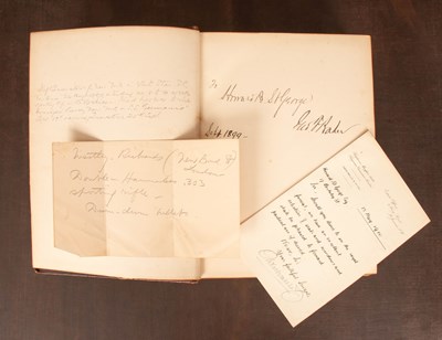 Lot 672 - Roosevelt (Theodore) Big Game Hunting in the Rockies and on the Great Plains [signed]