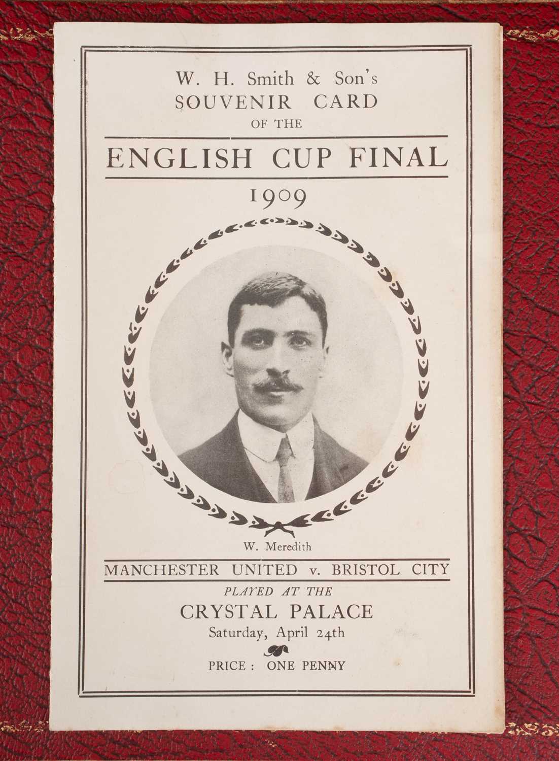 Lot 1909 English [FA] Cup Final Football Programme