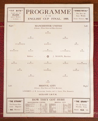 Lot 1909 English [FA] Cup Final Football Programme