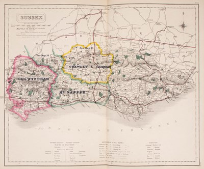 Lot 828 - Walker (J. and C., publishers) Hobson's Fox-Hunting Atlas