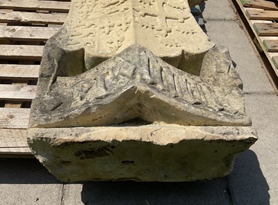 Lot 562 - The carved stone coat of arms of Edward I from the old Palace of Westminster