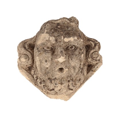 Lot 577 - A carved stone fountainhead