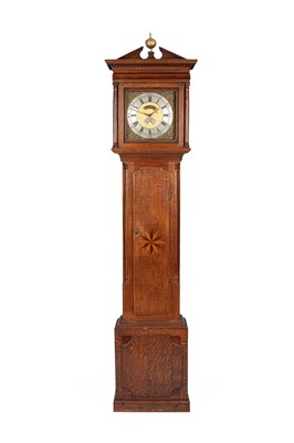 Lot 419 - An 18th Century thirty-hour, oak-cased, longcase clock