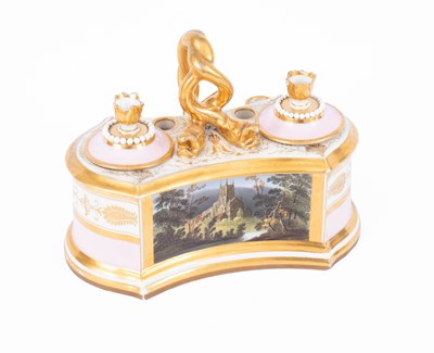 Lot 802 - A Flight, Barr and Barr inkstand