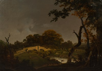Lot 522 - John Holland (1734-1807) of Ford House after Joseph Wright of Derby