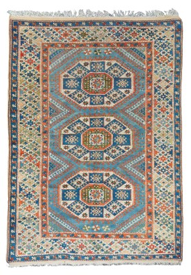 Lot 397 - A Turkish carpet of Kazak design