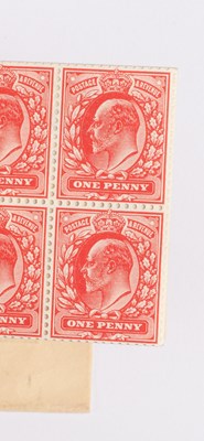 Lot 961 - KEVII 1909 2s. booklet, Edition No.(5)