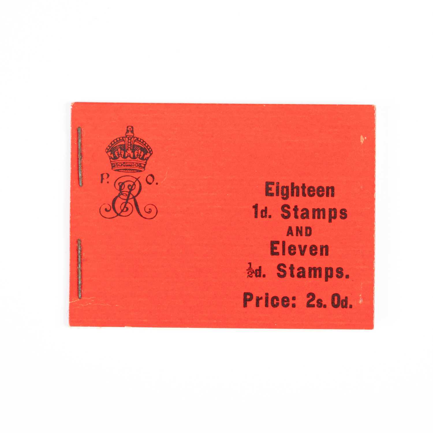 Lot 963 - KEVII 1909 2s. booklet, Edition No.(5)
