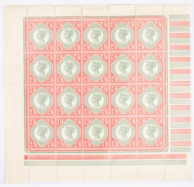 Lot 969 - QV ‘Jubilee’ issue 4 ½d