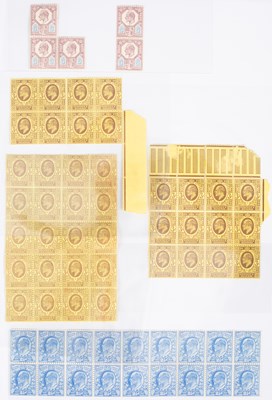 Lot 981 - KEVII group of 63 unmounted mint 2½d