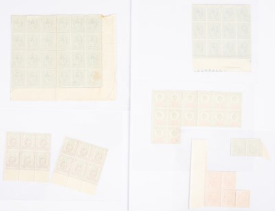 Lot 982 - KEVII group of ½d. to 2½d