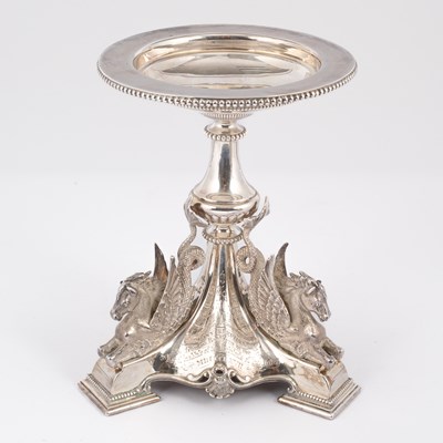 Lot 63 - A set of three Victorian silver centrepieces