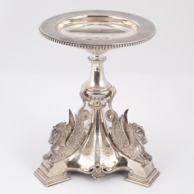 Lot 63 - A set of three Victorian silver centrepieces