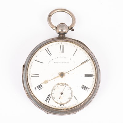 Lot 237 - A William IV silver open faced pocket watch
