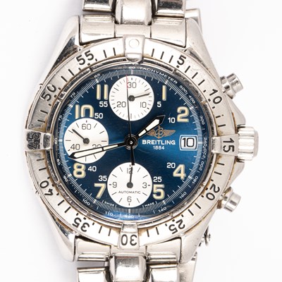Lot 238 - A gentleman's stainless steel Breitling automatic wristwatch