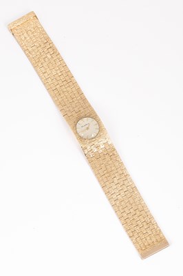 Lot 231 - A lady's 9ct yellow gold Bueche Girod bracelet wristwatch