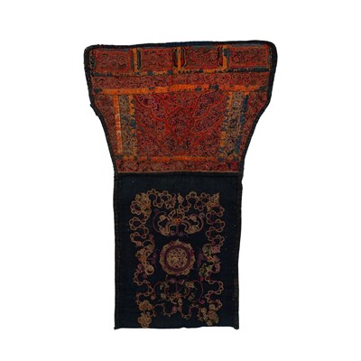Lot 245 - A Chinese Miao hand-embroidered baby carrier