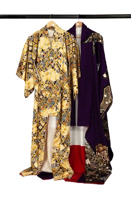 Lot 249 - Two gentleman's kimonos
