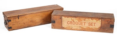 Lot 437 - Two cased Croquet sets